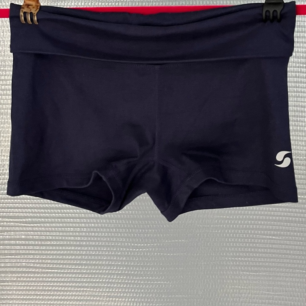 Soffe Dark Blue Women’s Roll Down Shorts S